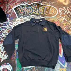 Vintage 90s Riverside County Fire Dept Embroidered Pullover Sweatshirt, Size L